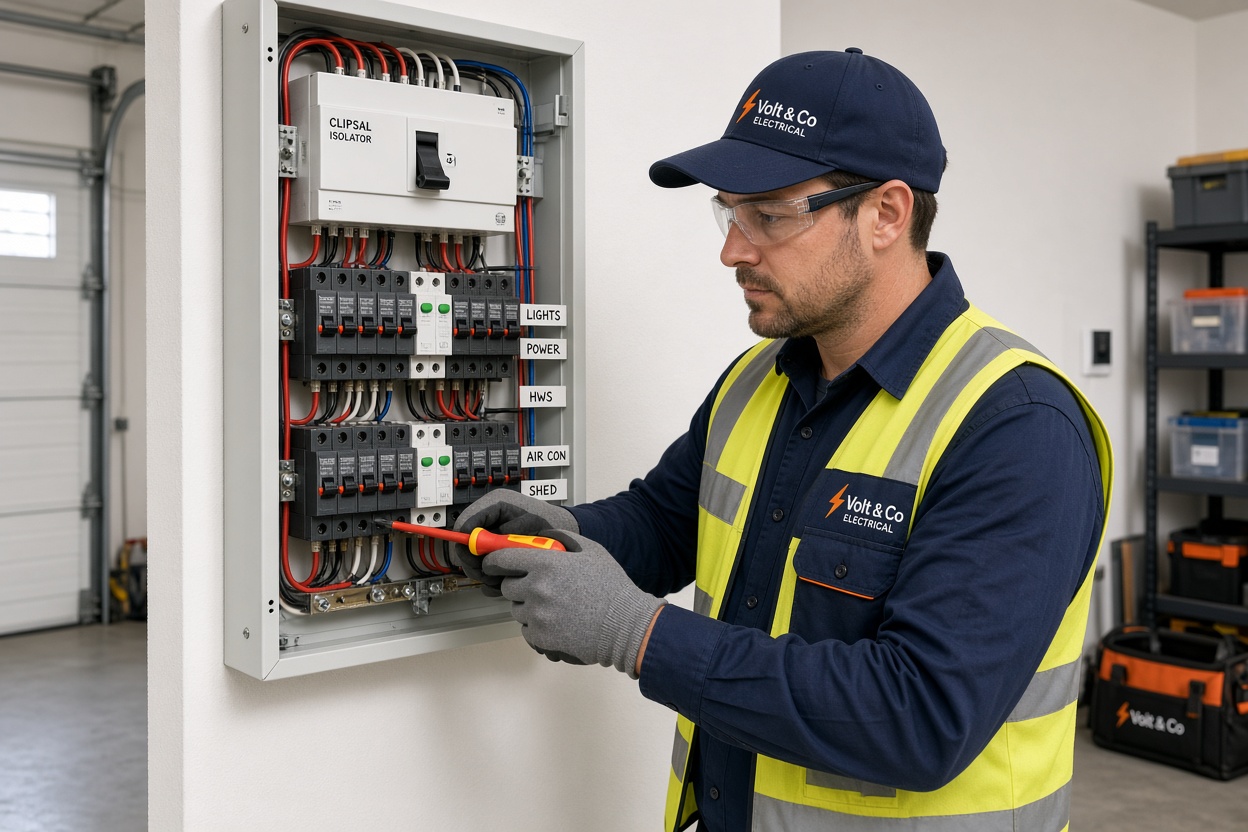 Switchboard upgrade with safety switches